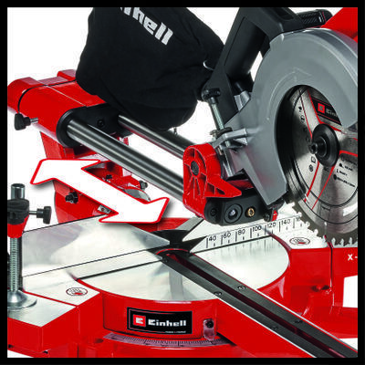 Einhell TE-SM 36/210 Li - Solo aku preklopna potezna testera (bez baterija i punjača)