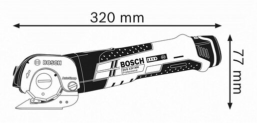 Bosch Professional GUS 12V-300 akumulatorske univerzalne makaze (bez baterije i punjača) 06019B2901