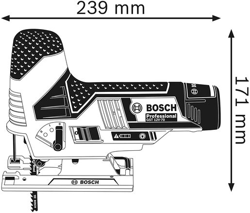 Bosch Professional GST 12V-70 akumulatorska ubodna testera (bez baterije i punjača) 06015A1001