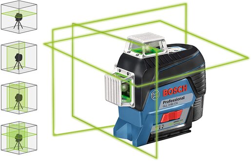 Bosch Professional GLL 3-80 CG laser za ukrštene linije (bez baterije i punjača) 0601063T03