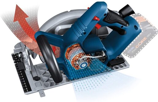 Bosch Professional GKS 18V-68 C akumulatorska kružna testera BITURBO (bez baterije i punjača) 06016B5000