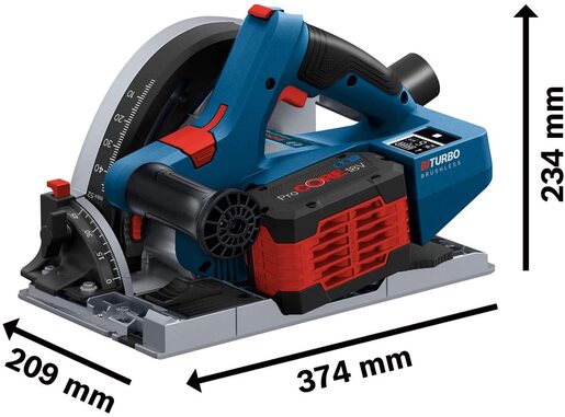 Bosch Professional GKT 18V-52 GC akumulatorska kružna testera BITURBO (bez baterije i punjača) 06016B4000