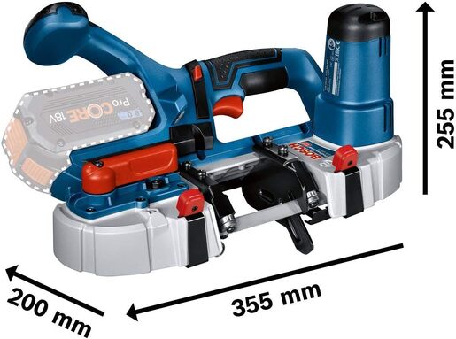Bosch Professional GCB 18V-63 akumulatorska tračna testera (bez baterije i punjača) 06012A0400