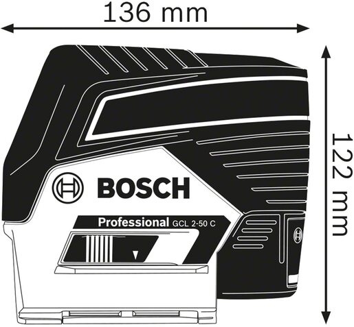 Bosch Professional GCL 2-50 C kombinovani laser (bez baterije i punjača) 0601066G08