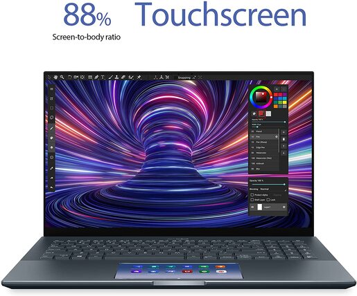 Laptop ASUS ZenBook Pro 15 UX535LI-OLED-WB723R 15.6 UHD Touch 4K 440nits IPS 100%sRGB Octa Core Intel Core i7-10870H2.2GHz,16GB RAM,1 TB SSD,nVidia GeForce GTX 1650Ti,Windows 10 Pro,laptop