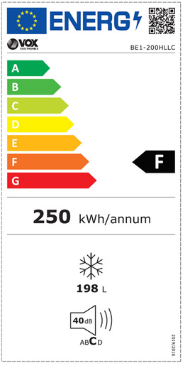 VOX BE1-200HLLC zamrzivač