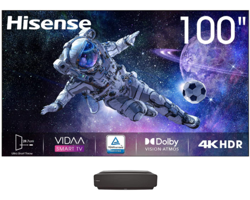 Hisense Laser TV 100L5F-B12, Ultra HD, Smart