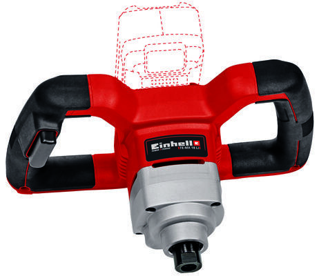 Einhell TE-MX 18 Li-Solo akumulatorski mešač za farbu i malter + Einhell Power-X-Change 18V 4,0 Ah PXC Starter Kit 1 set