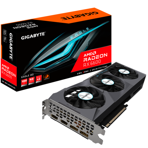 Grafička karta Gigabyte Radeon RX 6600 EAGLE 8G/GV-R66EAGLE-8GD