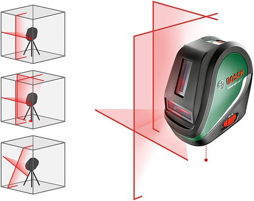 Bosch UniversalLevel 3 set laser za ukrštene linije + stativom
