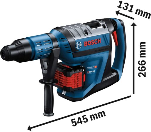 Bosch Professional GBH 18V-45 C akumulatorski elektro-pneumatski čekić za bušenje BITURBO sa SDS max prihvatom (bez baterije i punjača)