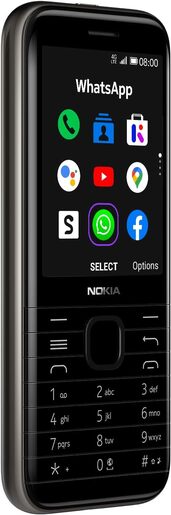 Nokia 8000 4G DS Black, mobilni telefon-OUTLET