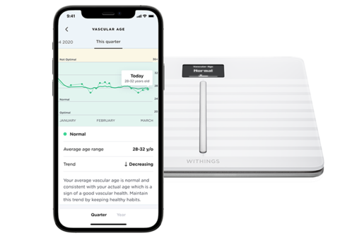 Withings Body Cardio vaga bela
