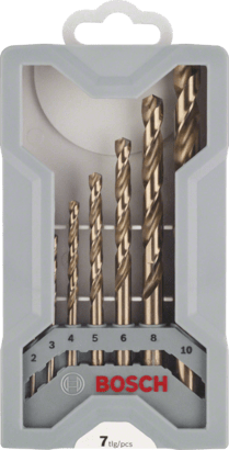 Bosch 7-delni set HSS-Co burgija za metal, DIN 338, 135° 2608589296