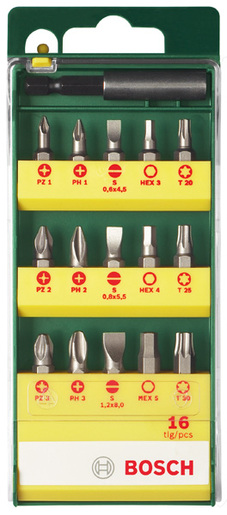 Bosch 16-delni set bitova 2607019453