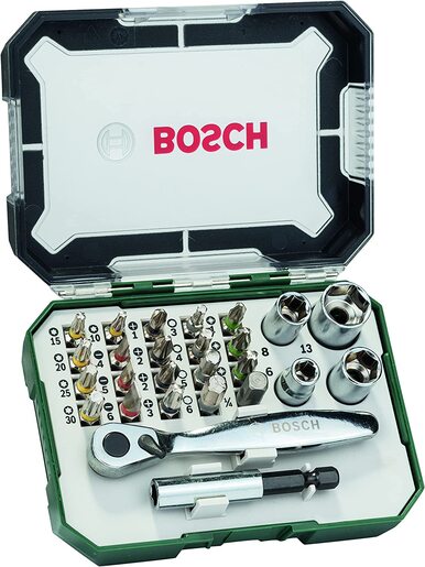 Bosch 26-delni set bitova sa rašpom sa kartonskim displejom 2607017322*