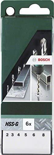 Bosch 6-delni set HSS-G burgija za metal, DIN 338 2609255060