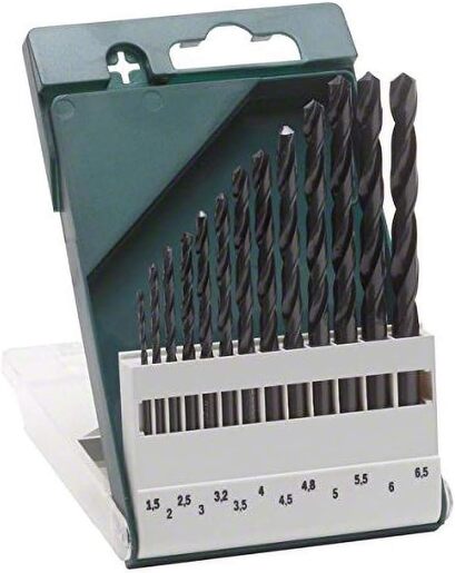 Bosch 13-delni set HSS-R burgija za metal, DIN 338