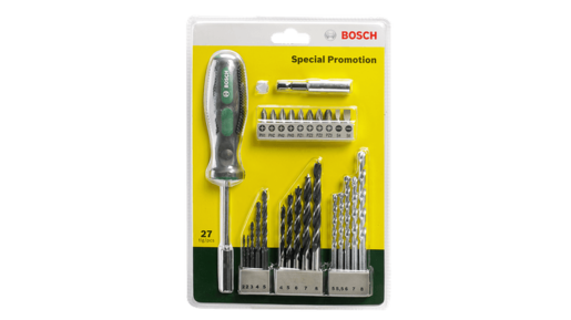 Bosch 32-delni set bitova se brzo izmenljivim
držačem, Extra Hard sa kartonskim displejom 2607017319*