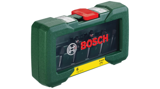 Bosch 6-delni set HM glodala (prihvat 8 mm) 2607019463