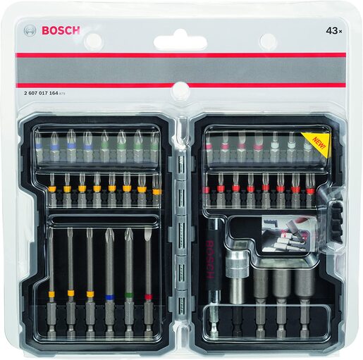 Bosch 43-delni set bitova i nasadnih ključeva , Extra Hard 2607017561
