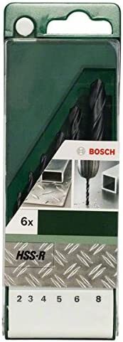 Bosch 6-delni set HSS-R burgija za metal DIN 338 2609255029