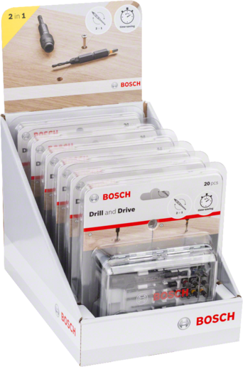 Bosch 21-delni set bitova odvrtača sa kopčom plavi 2607002822