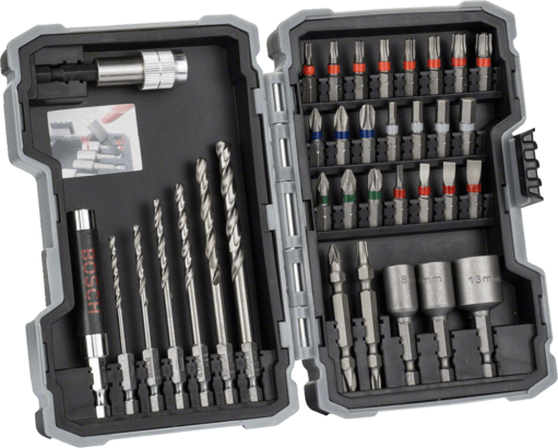 Bosch 35-delni set bitova sa HSS G burgijama
, Extra Hard sa kartonskim displejom