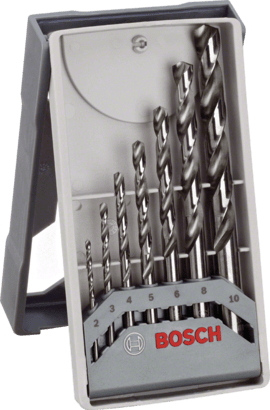 Bosch 7-delni set HSS-G burgija za metal , DIN 338, 135°