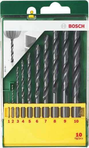 Bosch 10-delni set HSS-R burgija za metal 2607019442