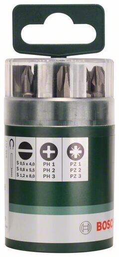 Bosch 10-delni Standard set bitova,  (S, PH, PZ)