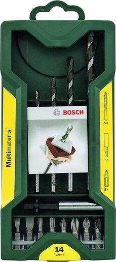 Bosch 14-delni Mini-X-Line set univerzalnih burgija i bitova
sa kartonskim displejom 2607017161