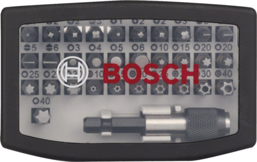 Bosch 32-delni set bitova se brzo izmenljivim držačem, Extra Hard 2607017564