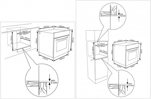 Končar ugradna rerna  UPV 47 A IM