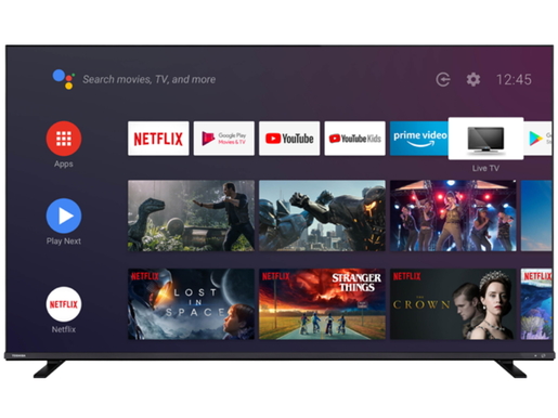 Toshiba QLED TV, 50QA4C63DG,Ultra HD, Smart Android