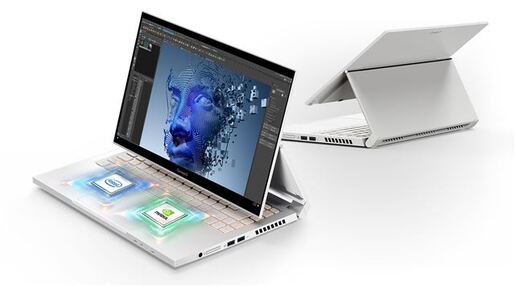 Laptop ACER ConceptD 3 Ezel (CC314-73G-725X) 14" FHD i7-11800H 16GB 1TB RTX 3050 Ti Win 11 Pro
