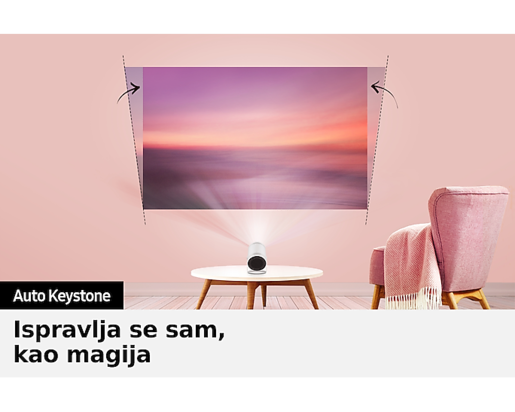 SAMSUNG The Freestyle projektor - Full HD, Tizen, Micro HDMI, WiFi, Bluetooth, 360˚ Zvučnik