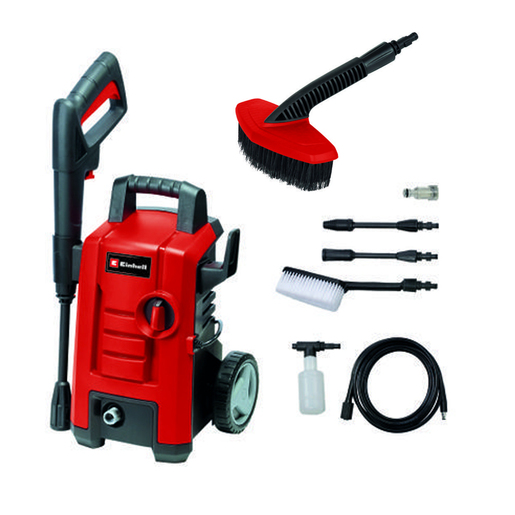 Einhell TC-HP 130 perač pod pritiskom + horizontalna četka + pribor