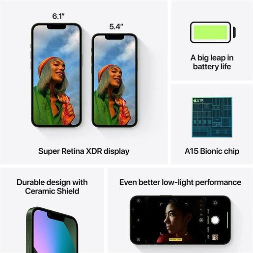 Apple iPhone 13 128GB Green, mobilni telefon