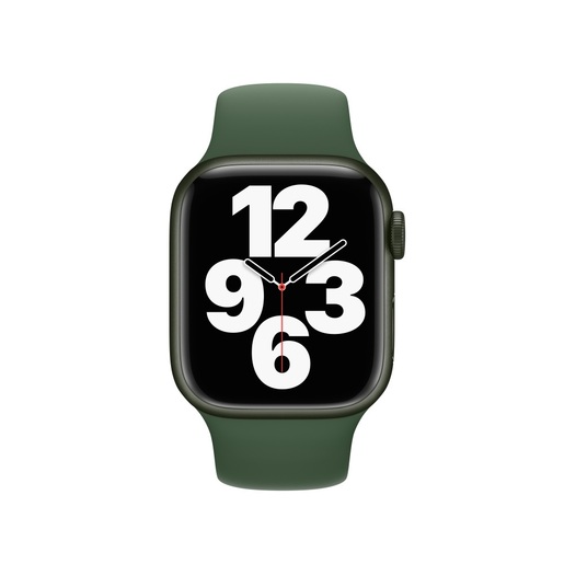 Apple Watch S7 GPS 41mm, Green Aluminium Case, Clover Sport Band - Regular