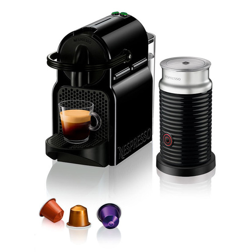 Nespresso aparat za kafu Inissia Crni & Aeroccino