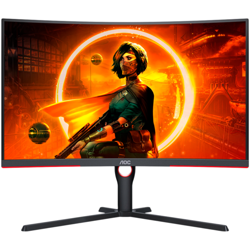 Monitor AOC LED (CQ32G3SU/BK) 31.5" VA,  Curved