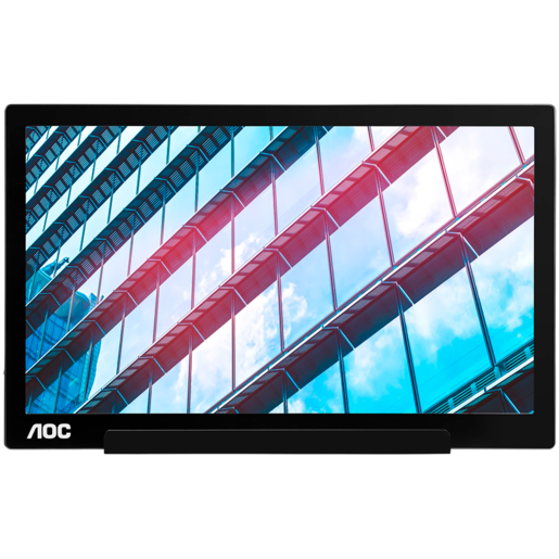 Monitor AOC( I1601P) 15.6 inches, Full HD, IPS panel, USB-C, Smart Cover