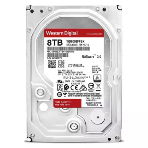 Hard disk 8TB Western Digital Red™ Pro 3.5" (WD8003FFBX)