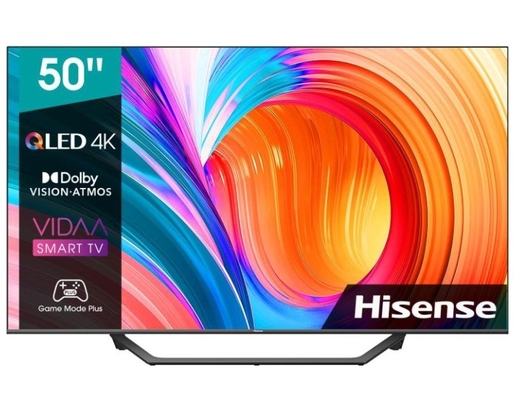 Hisense QLED TV 50A7GQ, 4K Ultra HD, Smart TV, VIDAA OS U5.0