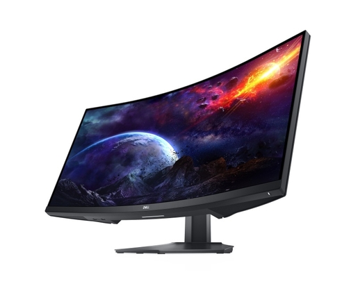 Monitor 34 DELL S3422DWG, WQHD, VA,  FreeSync, zakrivljeni, 144Hz, 2ms, HDMI, DP, gaming