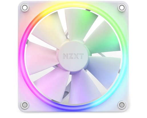 Ventilator NZXT F120 RGB 120mm, beli (RF-R12SF-W1)