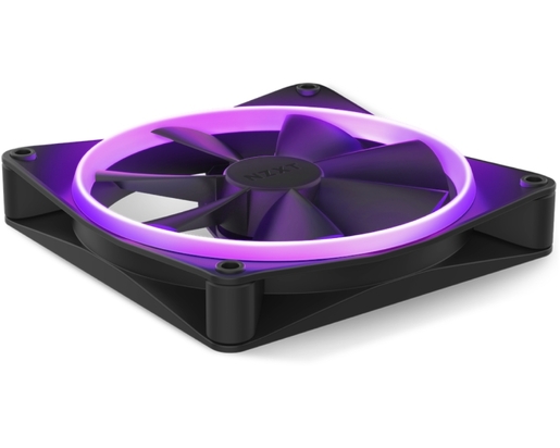 Ventilator NZXT F140 RGB 140mm, crni (RF-R14SF-B1)