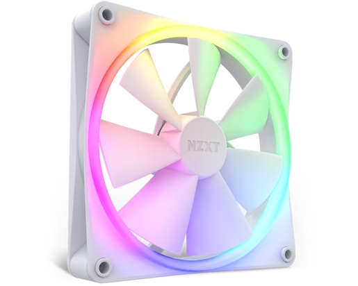 Ventilator NZXT F140 RGB 140mm, beli (RF-R14SF-W1)