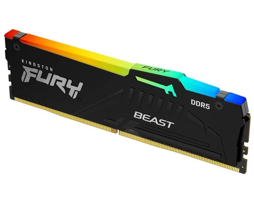KINGSTON DIMM DDR5 16GB 5200MT/s KF552C36BBEA-16 Fury Beast RGB EXPO